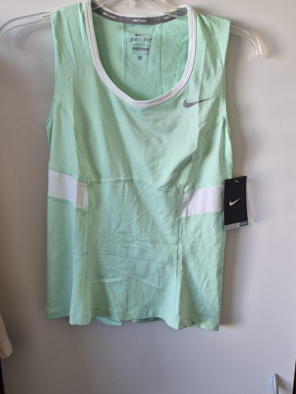 Nike Dri-FIT Women's Mint Green Sleeveless Tennis Tank Sizes